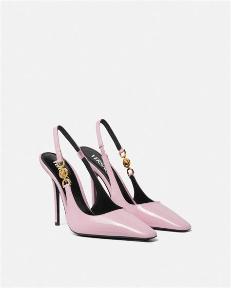 versace talon|versace slingback shoes.